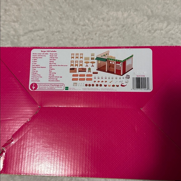 Calico Critters Betty’s Burger Cafe retired set CC1446 NEW factory sealed - Picture 2 of 8